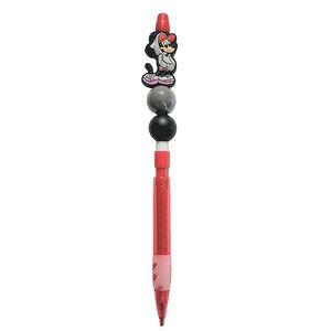 Mickey Mouse Disney Custom Beaded Mechanical Pencil Focal Bead Red